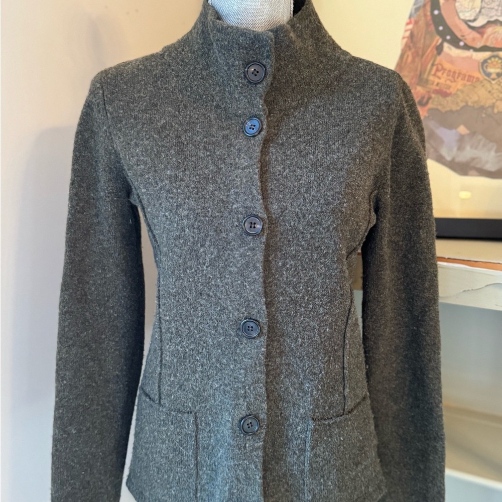 Women's Gray Wool sweater